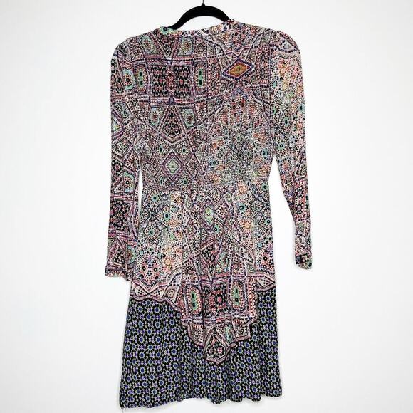 Anthropologie Maeve Tiled Amethyst Dress Women's Size XS - Picture 3 of 5